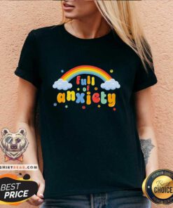 Top Full Of Anxiety V-neck