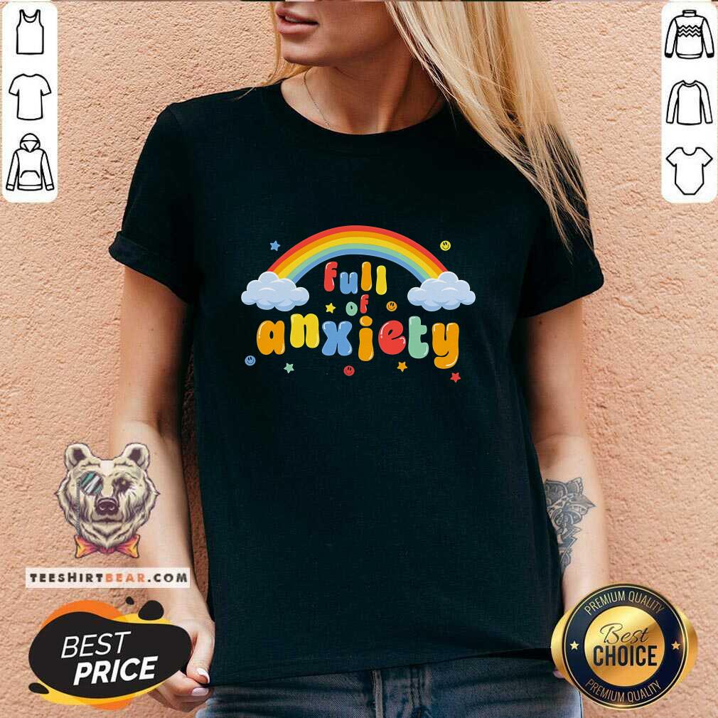 Top Full Of Anxiety V-neck