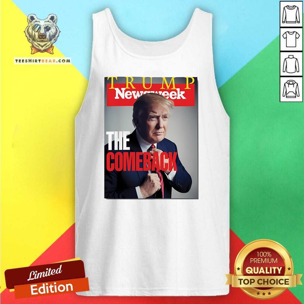 Top Newsweek Congrats Donald Trump The Comeback 2024 Newspaper Tank-top