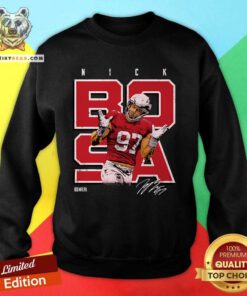 Top Nick Bosa San Francisco Shrugs Sweatshirt