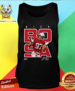 Top Nick Bosa San Francisco Shrugs Tank-top