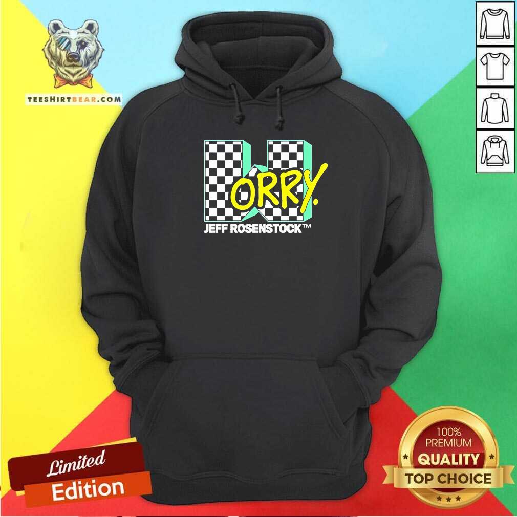 Top Poison City Records Jeff Rosenstock Worry Hoodie