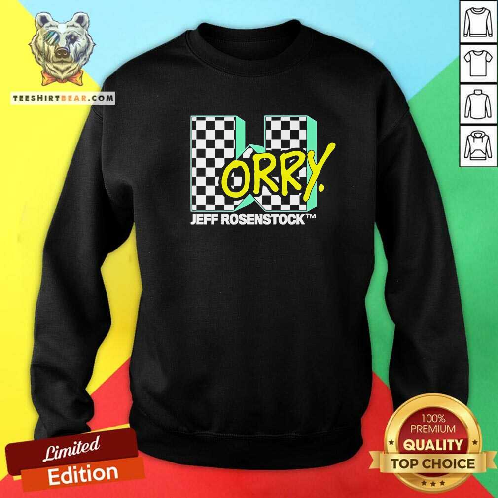 Top Poison City Records Jeff Rosenstock Worry Sweatshirt