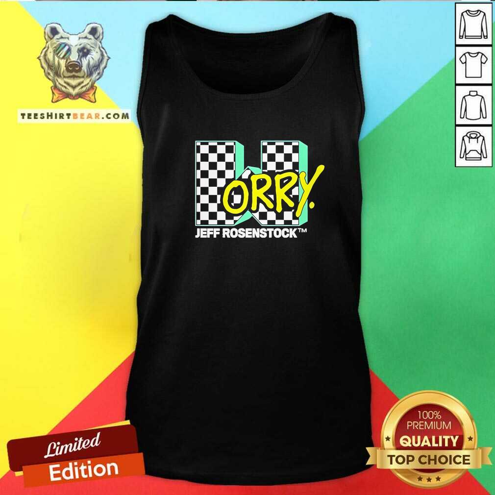 Top Poison City Records Jeff Rosenstock Worry Tank-top