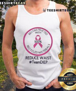 Eco-friendly tank top made from 100% recycled materials, promoting waste reduction and sustainable fashion.