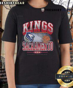 Top Sacramento Kings City Edition No Look Ladies Tee featuring vibrant team colors and stylish design for female fans.