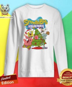 Top Spongebob Squarepants Christmas Tree Sweatshirt