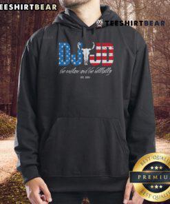 Top Trump Outlaw and Hillbilly 2024 Election hoodie for conservative Republicans, showcasing patriotic graphics and bold design.