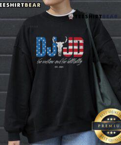 Top Trump Outlaw and Hillbilly 2024 Election sweatshirt showcasing conservative Republican pride and style.