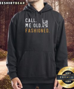Awesome Call Me Old Fashioned Hoodie in a cozy setting, showcasing vintage style and comfortable fit for casual outfits.