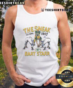 Awesome Packers Bart Starr The Sneak tank top featuring vintage design and team colors for passionate fans.