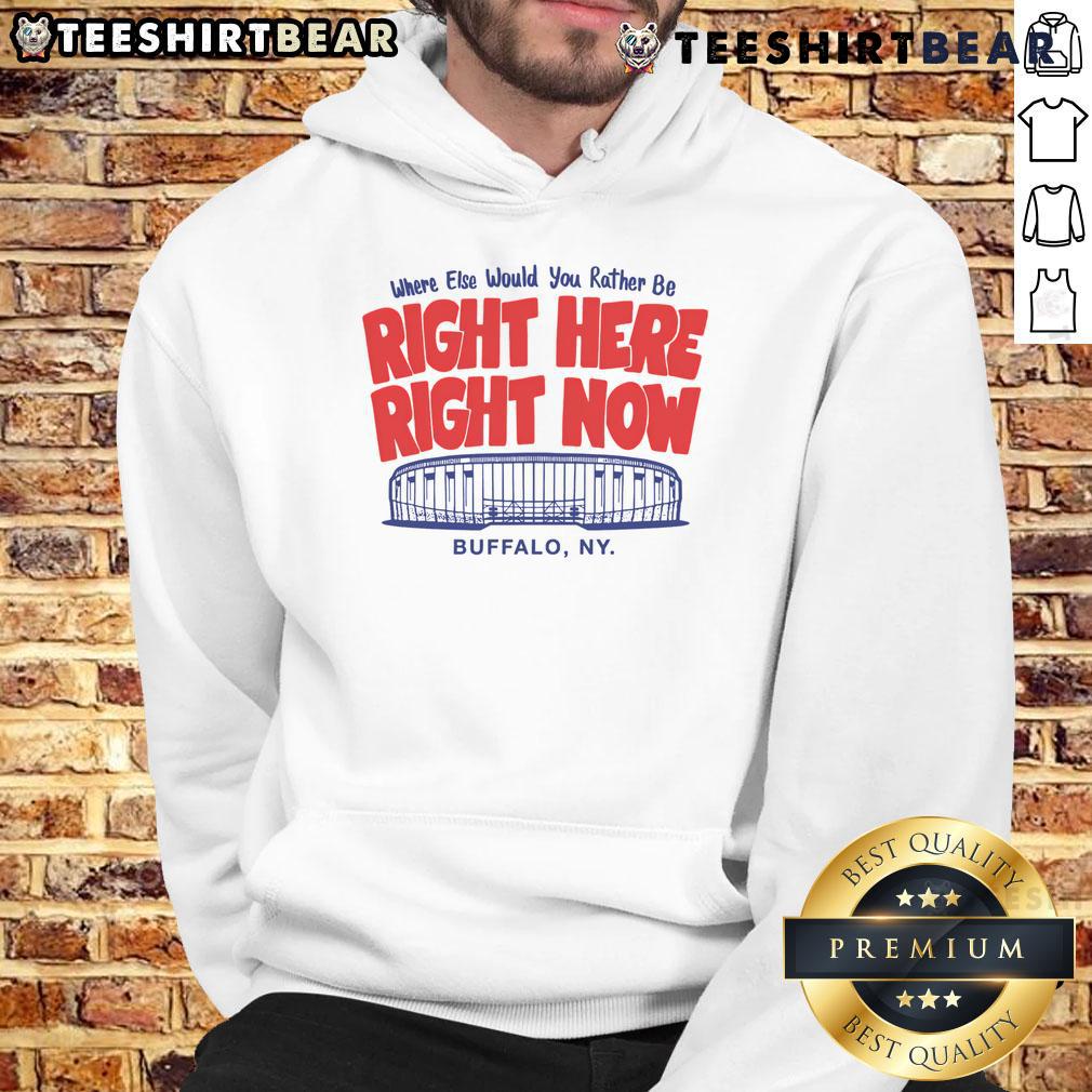 Stylish Buffalo hoodie in vibrant colors, perfect for cozy wear and showcasing your love for Buffalo. Awesome right here, right now!