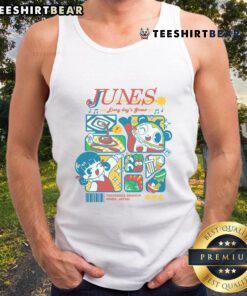 Alt Text: Cute Persona 4 Junes Shopping Everyday's Great tank top featuring vibrant graphics and a stylish design.