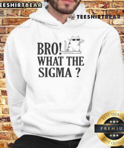 Funny Bro What The Sigma Ns Meme Saying Quote Hoodie featuring a humorous graphic and bold text design.