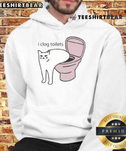 Funny I Clog Toilets Hoodie featuring a humorous design, perfect for bathroom humor lovers and cozy casual wear.