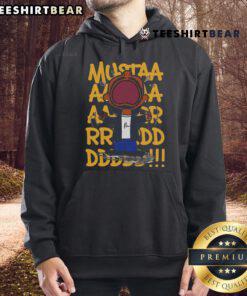 Funny Mustard Lamar TV Off parody hoodie featuring a cool hip-hop design, perfect for music lovers and streetwear enthusiasts.