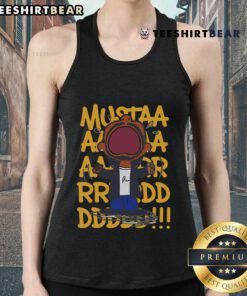 Funny Mustard Lamar TV Off parody tank top featuring cool hip-hop music design, perfect for casual wear and music lovers.
