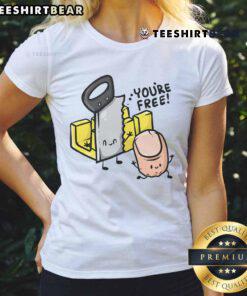 Funny 'Your Free Carpenter' tee featuring a humorous design of a woodworker missing a finger, perfect for woodworking lovers.