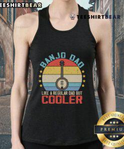 Cool tank top featuring 'Good Banjo Dad' design, perfect for banjo-loving dads who want a stylish and fun look.