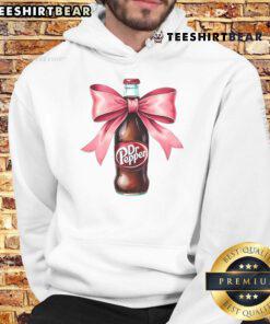 Good Dr Pepper Pink Bow Coquette Hoodie featuring a stylish design, perfect for casual wear and fans of unique fashion.