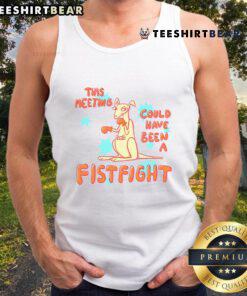 Good Lonely Kids Club fistfight scene featuring characters in a vibrant new tank top design.