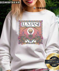 Good Lumasi Sun and Moon Sweatshirt featuring a vibrant celestial design, perfect for casual and cozy outfits.