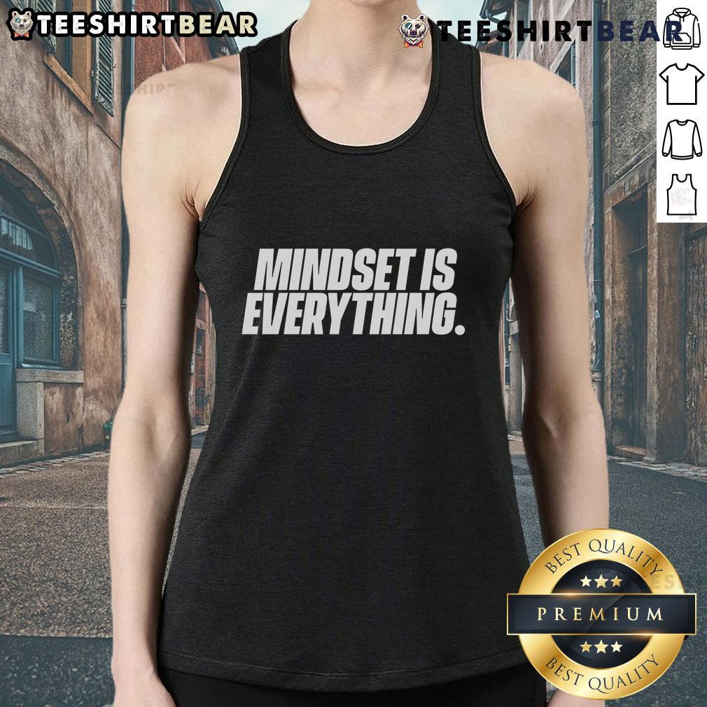 Good Mindset Is Everything tank top in vibrant colors, perfect for fitness enthusiasts and positive mindset advocates.