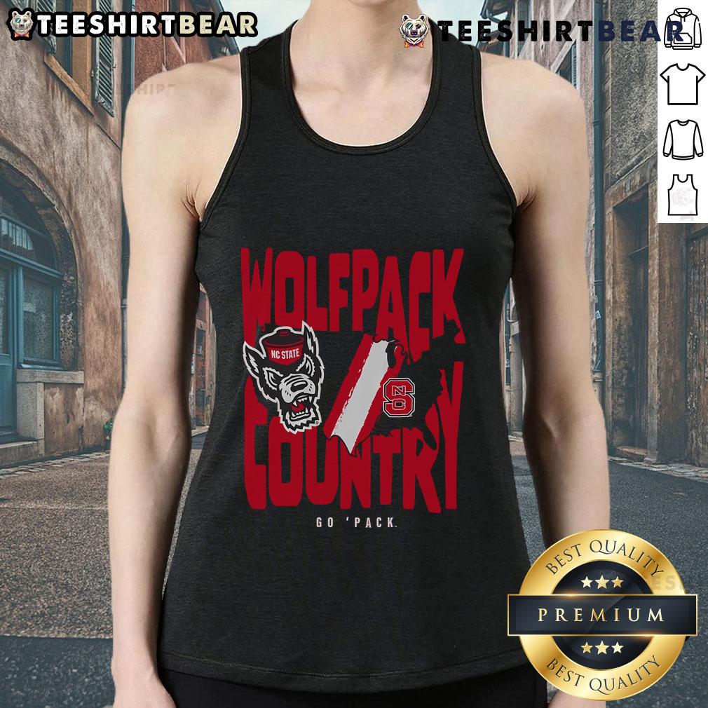Good NC State Wolfpack Nation tank top featuring bold logo, perfect for fans showcasing team spirit and style.