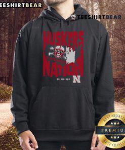 Good Nebraska Cornhuskers Nation hoodie in red with logo, perfect for fans showing team spirit during game day.