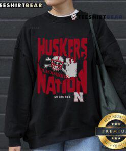 Good Nebraska Cornhuskers Nation sweatshirt featuring bold team colors and logo, perfect for fans and game days.