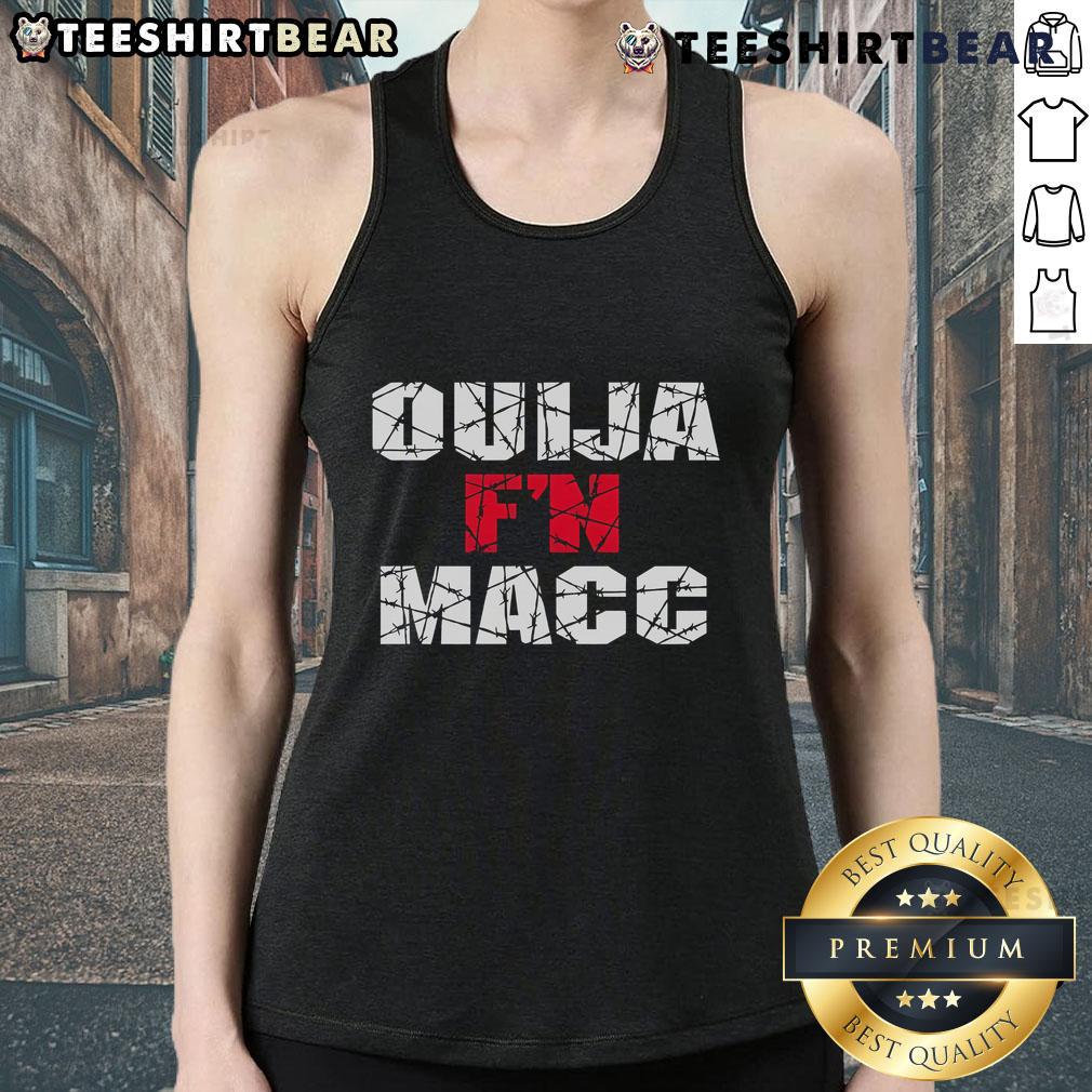 Good Ouija Fun Macc Tank Top featuring a stylish Ouija board design, perfect for casual summer outfits.