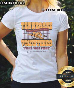 Good Tennessee Running Fight Vol Fight ladies tee showcasing team spirit with vibrant colors and bold graphics.