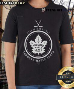 Good Toronto Maple Leafs Est 1917 Ladies Tee featuring classic design and team colors for passionate fans.