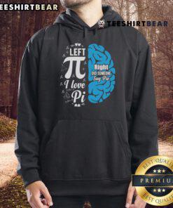 Happy Pi Day celebration with a funny math teacher and student wearing 'I Love Pie' hoodie, showcasing math enthusiasm.