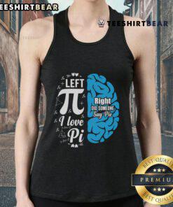 Happy Pi Day celebration with a funny math teacher and student wearing 'I Love Pie' tank top, showcasing math and science joy.