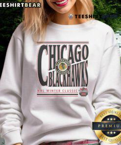 Hot Chicago Blackhawks Khaki 2025 NHL Winter Classic Richmond Powerhouse Sweatshirt showcasing team pride and style.