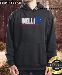 Cody Bellinger wearing a stylish New York hoodie featuring 'Belli Bomb' graphic, showcasing sporty fashion.