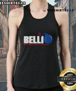 Hot Cody Bellinger wearing a Belli Bomb New York tank top, showcasing his sporty style and love for baseball.