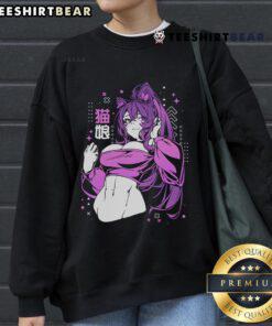Hot Kat Kings VTuber sweatshirt featuring vibrant graphics, perfect for fans of virtual streaming and gaming culture.