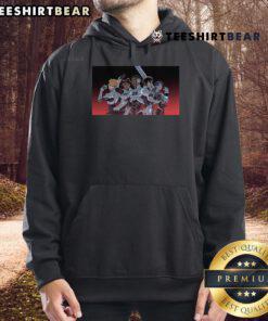 Hot Monsters We Make Team of Heroes Hoodie featuring vibrant graphics and cozy design for fans of fantasy apparel.