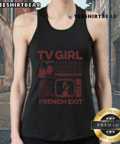 Hot TV girl in a stylish tank top at French's Exit, showcasing trendy fashion and vibrant summer vibes.