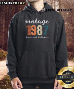Vintage 1988 limited edition hoodie, showcasing a stylish design perfect for 37-year-old fashion enthusiasts.