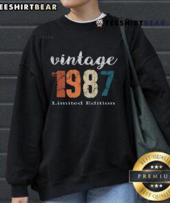 Vintage 1988 limited edition sweatshirt for sale, showcasing a unique design and classic 37-year-old style.