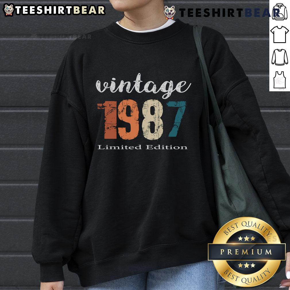 Vintage 1988 limited edition sweatshirt for sale, showcasing a unique design and classic 37-year-old style.