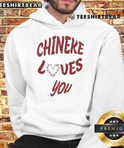 Cozy Nice Chineke Christmas hoodie with 'Chineke Loves You' design, perfect for festive celebrations and winter wear.