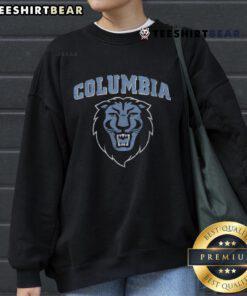 Columbia Lions athletic marks premier sweatshirt in navy blue, perfect for fans and athletes alike.