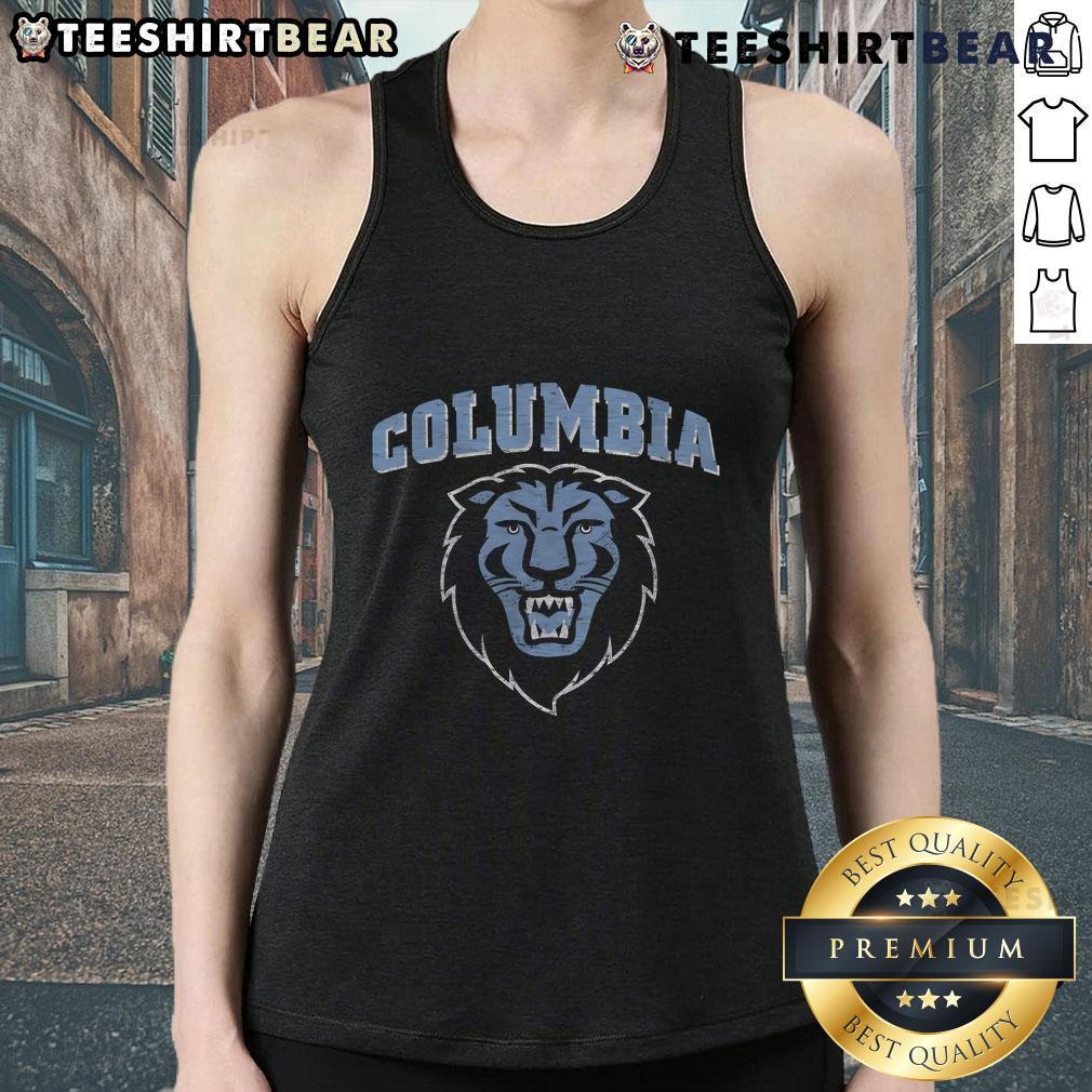 Columbia Lions athletic marks premier tank top featuring team colors and logo, perfect for sports fans and workouts.