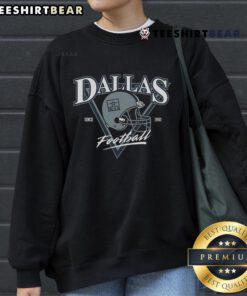 Nice DLLS Football Since 1960 helmet sweatshirt showcasing vintage sports style and team spirit.