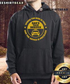 Funny Dad hoodie featuring 'Nice Dad's Taxi Service' design, perfect for Father's Day gifts and celebrating dads as chauffeurs.
