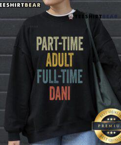 Personalized Retro Dani Sweatshirt featuring meaningful design, perfect for casual wear and unique gift ideas.